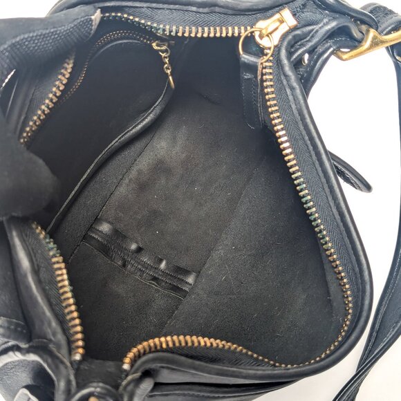 COACH Handmade Vintage Patricia‘s Legacy Bag Black Leather - Picture 9 of 15